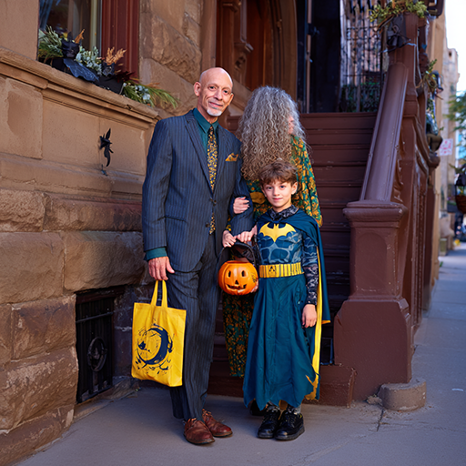 Autumn porch portrait
