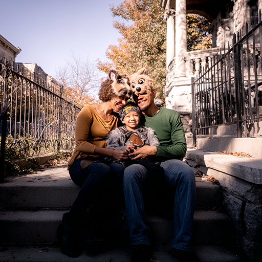 Halloween family photo